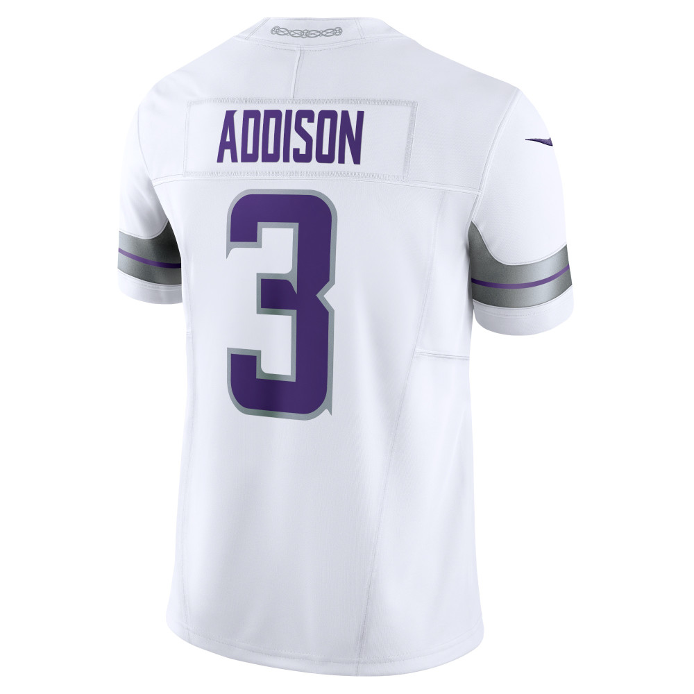 Men's Minnesota Vikings Jordan Addison White Alternate Vapor F.U.S.E. Limited Jersey