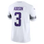 Men's Minnesota Vikings Jordan Addison White Alternate Vapor F.U.S.E. Limited Jersey