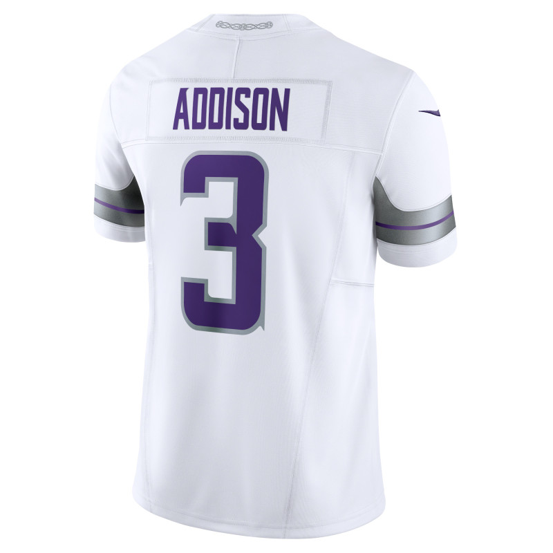 Men's Minnesota Vikings Jordan Addison White Alternate Vapor F.U.S.E. Limited Jersey