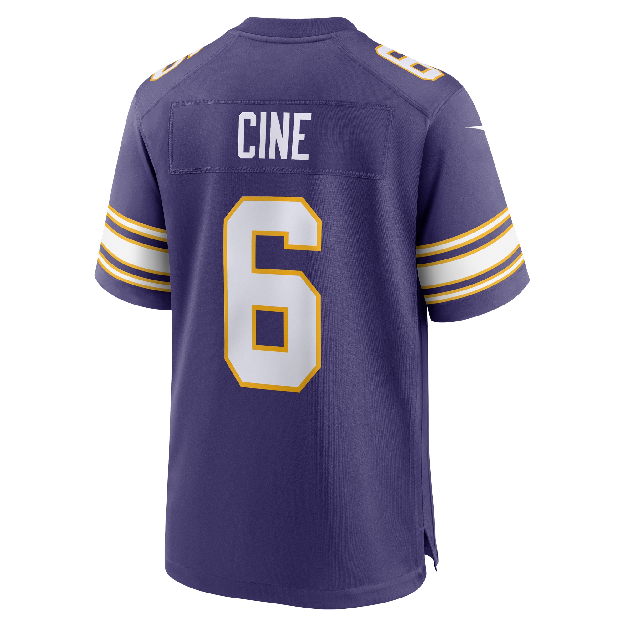 Men's Minnesota Vikings Lewis Cine Purple Classic Player Game Jersey