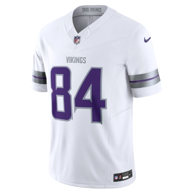 Men's Minnesota Vikings Randy Moss White Alternate Vapor F.U.S.E. Retired Player Limited Jersey 02