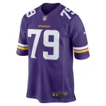 Men's Minnesota Vikings Tyrese Robinson  Purple Team Game Jersey
