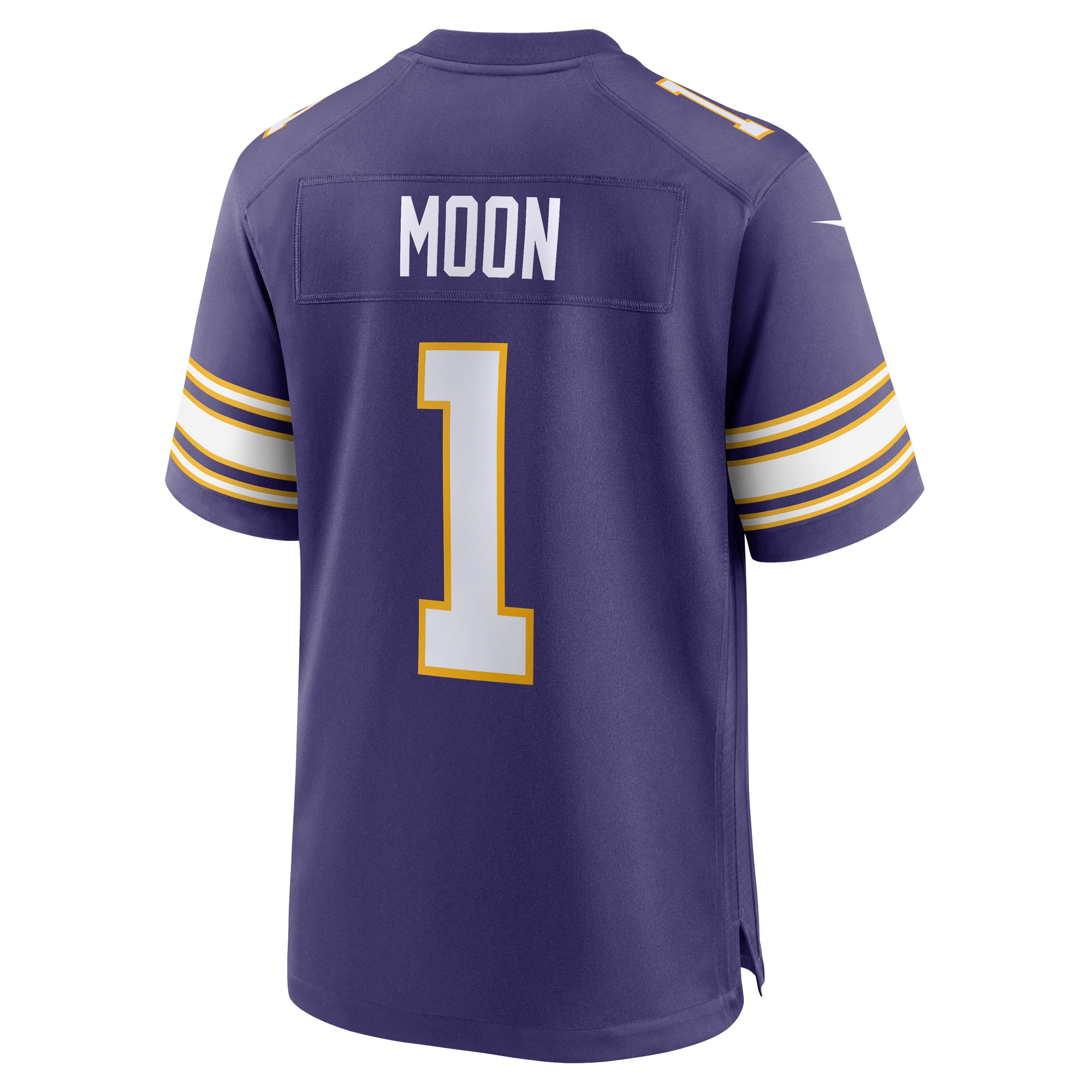Men's Minnesota Vikings Warren Moon Purple Classic Retired Player Game Jersey
