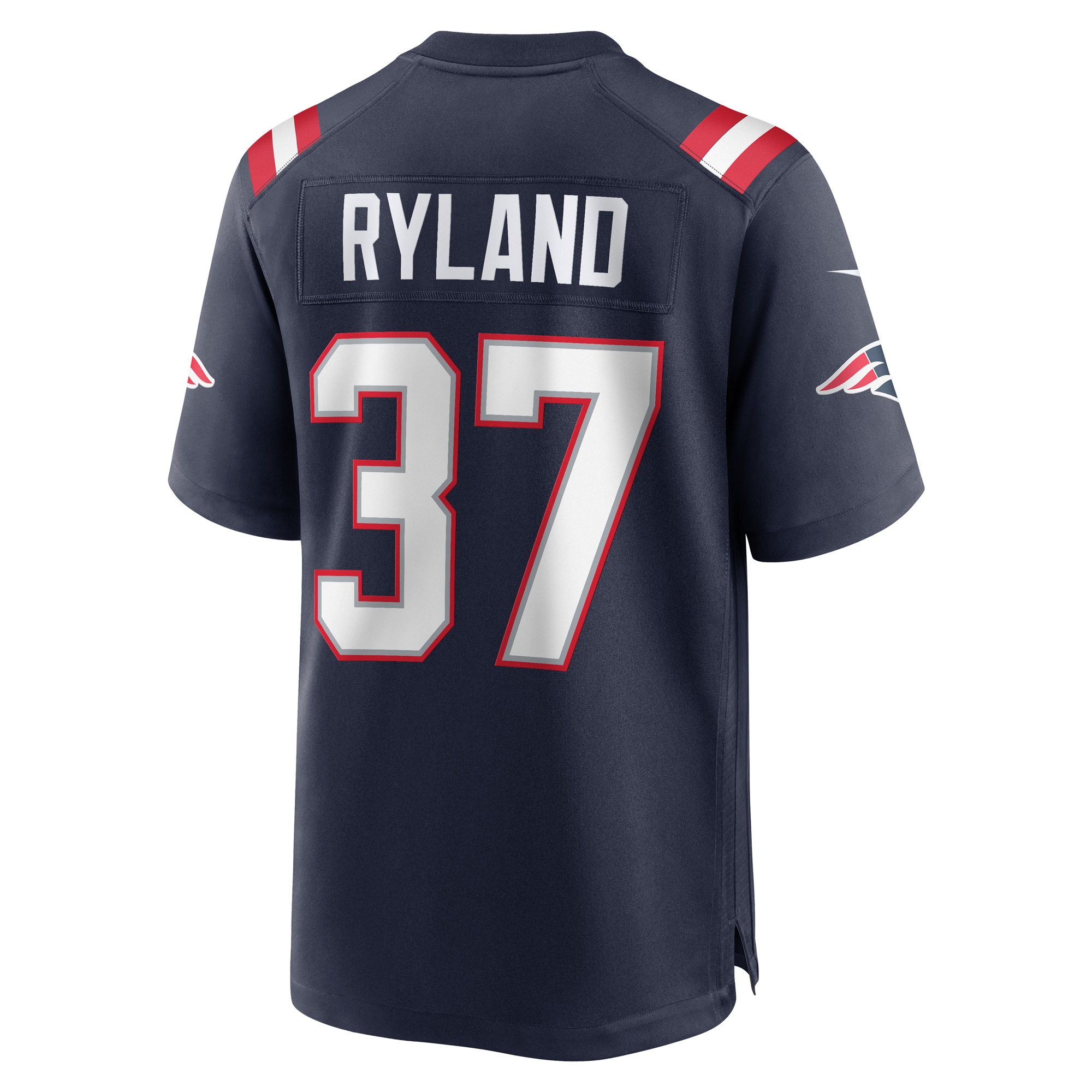 Men's New England Patriots Chad Ryland  Navy Team Game Jersey
