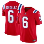 Men's New England Patriots Christian Gonzalez Red Vapor F.U.S.E. Limited Jersey