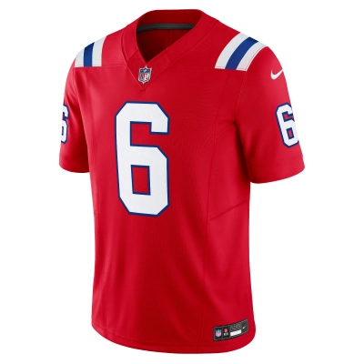 Men's New England Patriots Christian Gonzalez Red Vapor F.U.S.E. Limited Jersey 02