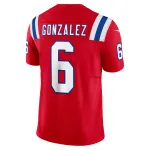 Men's New England Patriots Christian Gonzalez Red Vapor F.U.S.E. Limited Jersey