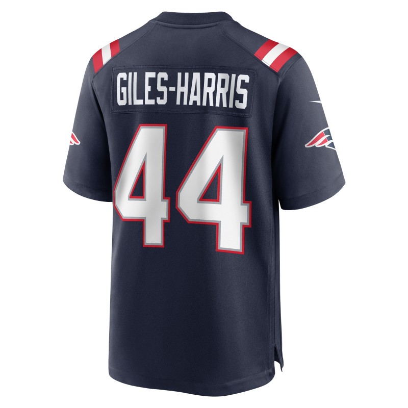 Men's New England Patriots Joe Giles-Harris  Navy Team Game Jersey