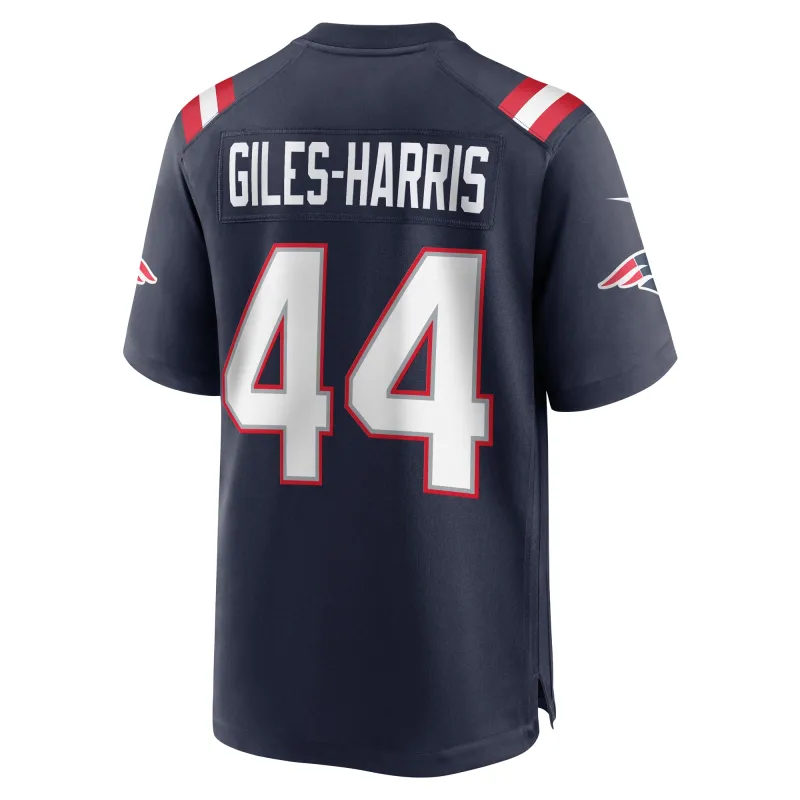 Men's New England Patriots Joe Giles-Harris  Navy Team Game Jersey