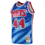 Men's New Jersey Nets Derrick Coleman Blue 2001/02 Hardwood Classics Swingman Jersey