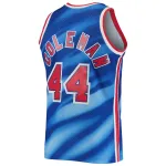 Men's New Jersey Nets Derrick Coleman Blue 2001/02 Hardwood Classics Swingman Jersey