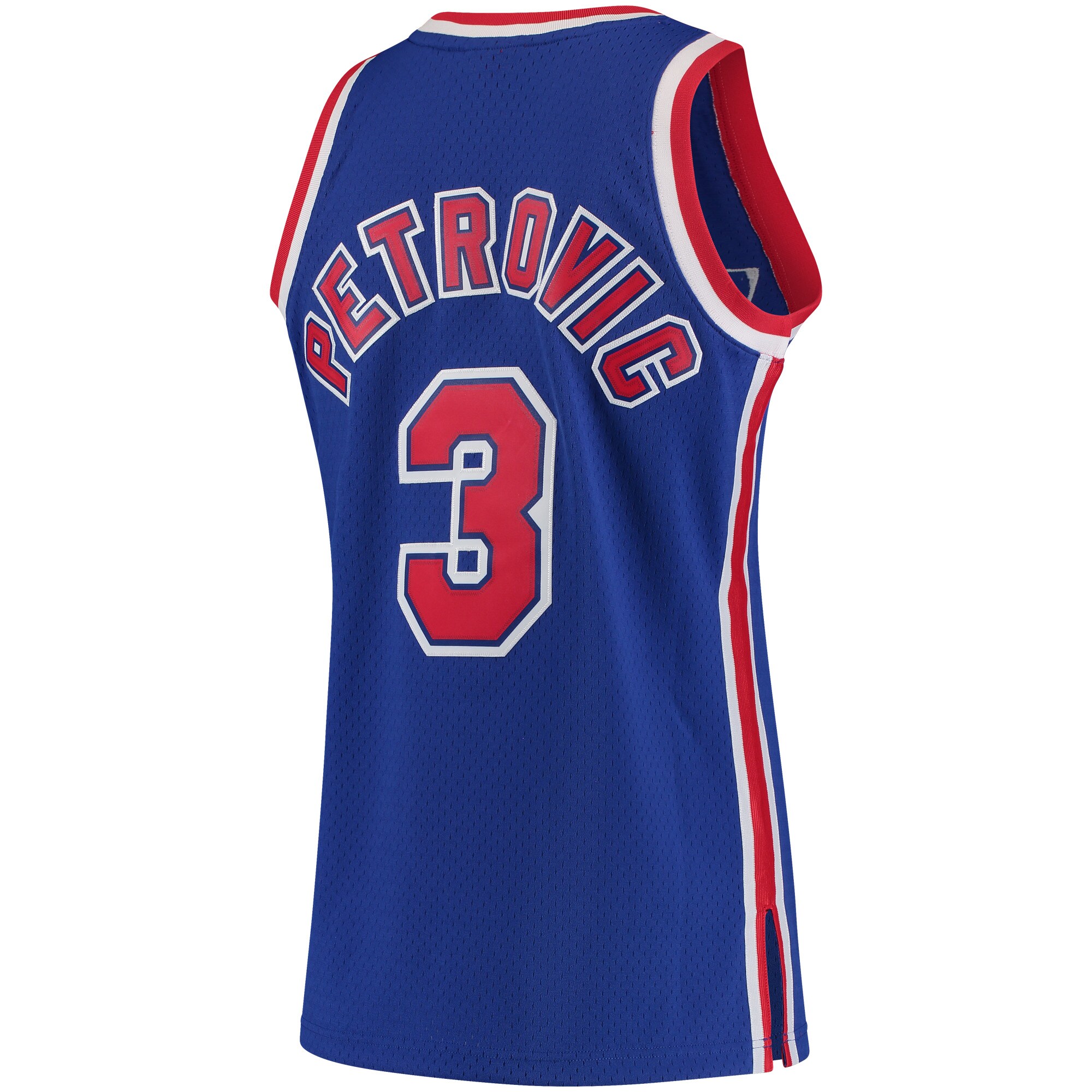 Men's New Jersey Nets Drazen Petrovic Royal 1992/93 Hardwood Classics Swingman Jersey