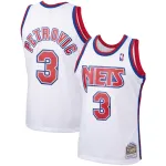 Men's New Jersey Nets Drazen Petrovic White 1992/93 Hardwood Classics Swingman Jersey