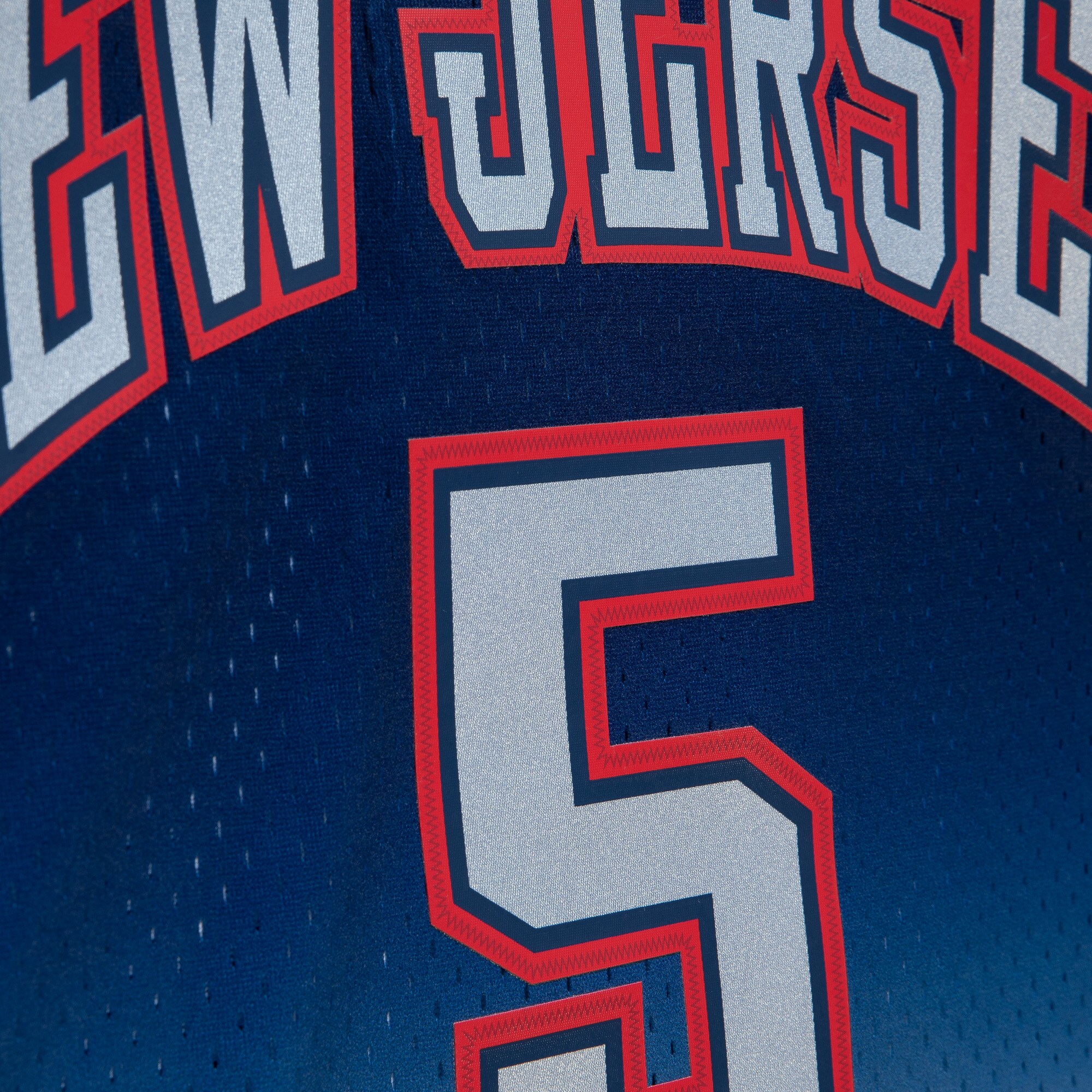 Men's New Jersey Nets Jason Kidd Gray/Blue 2006/07 Hardwood Classics Fadeaway Swingman Jersey
