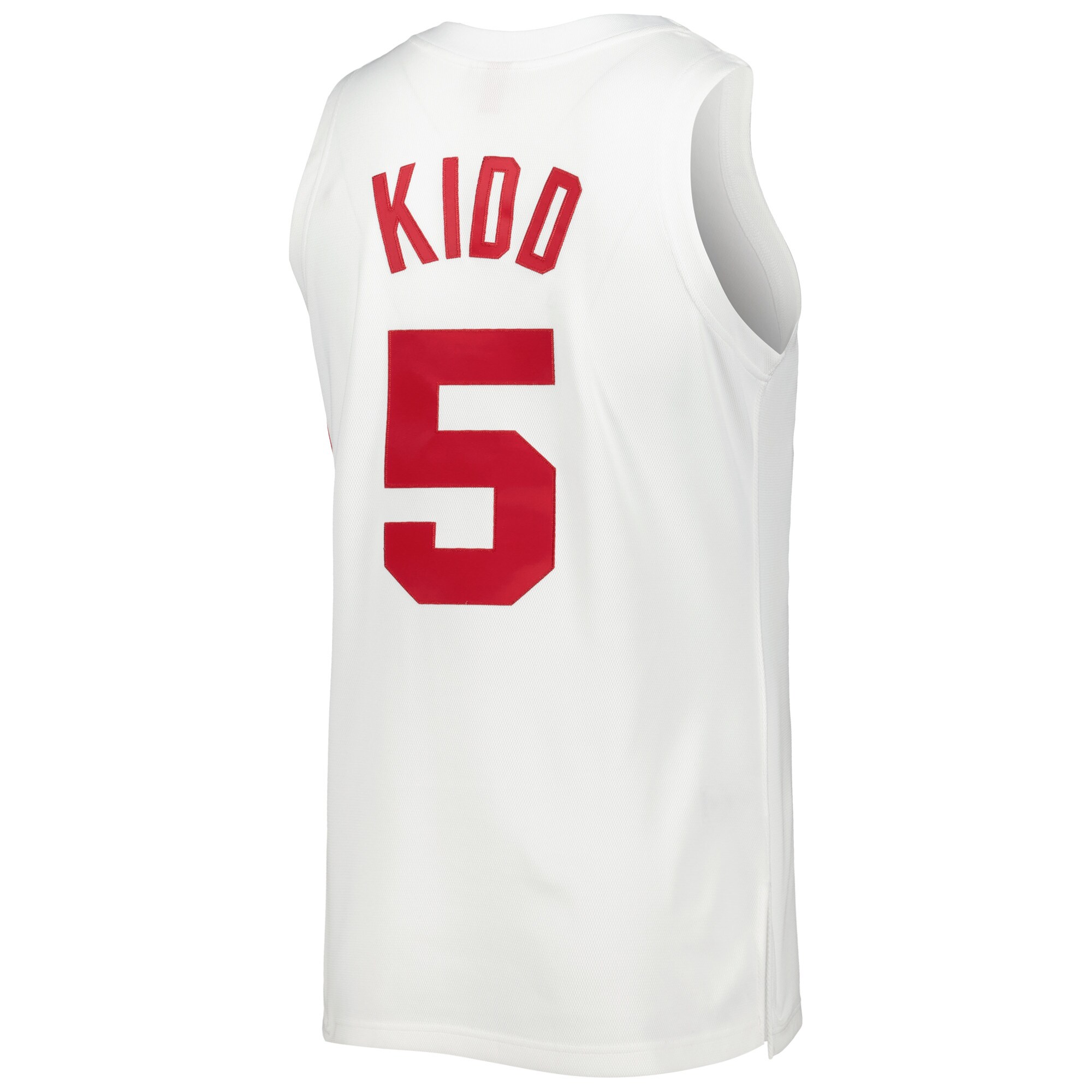 Men's New Jersey Nets Jason Kidd White Hardwood Classics Swingman Jersey