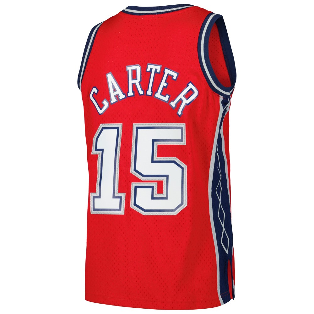 Men's New Jersey Nets Vince Carter Red 2006/07 Hardwood Classics Swingman Jersey