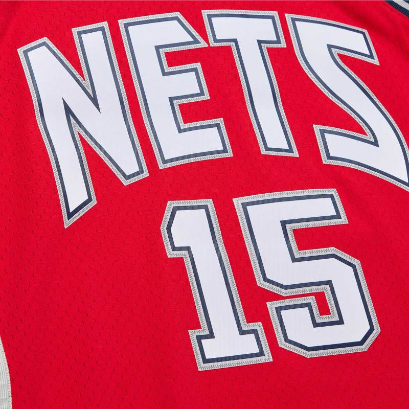 Men's New Jersey Nets Vince Carter Red 2006/07 Hardwood Classics Swingman Jersey