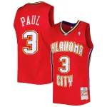 Men's New Orleans Hornets Chris Paul Red 2001/02 Hardwood Classics Swingman Jersey