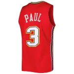 Men's New Orleans Hornets Chris Paul Red 2001/02 Hardwood Classics Swingman Jersey