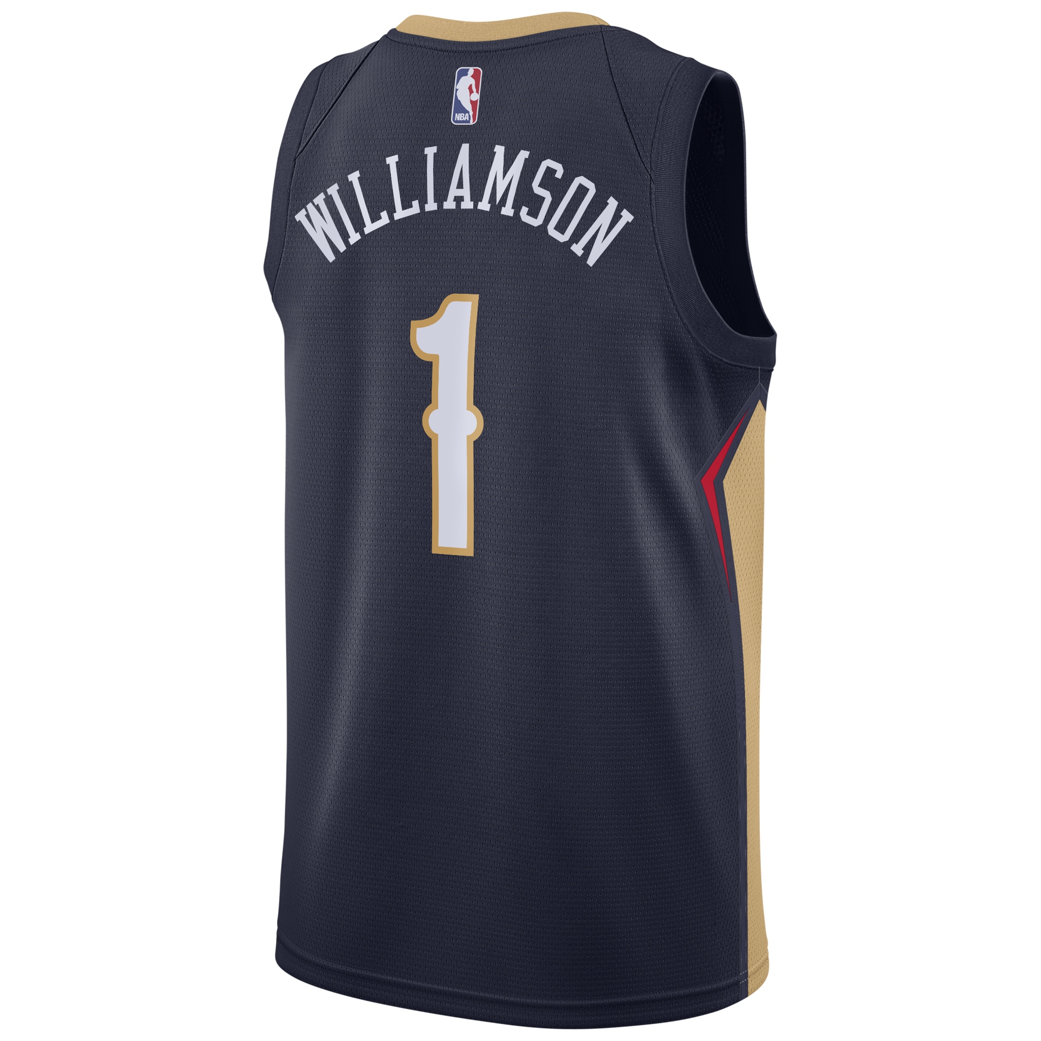 Men's New Orleans Pelicans Zion Williamson Navy 2019 NBA Draft First Round Pick Swingman Jersey - Icon Edition