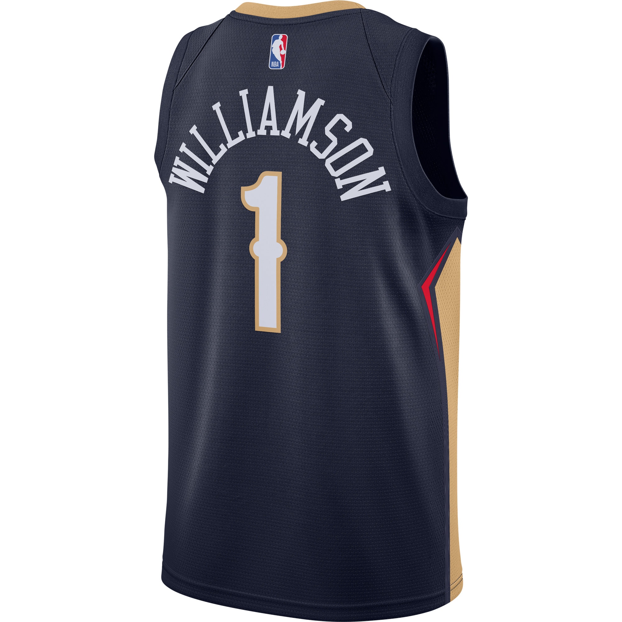 Men's New Orleans Pelicans Zion Williamson Navy Swingman Jersey - Icon Edition