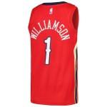 Men's New Orleans Pelicans Zion Williamson Red Swingman Player Jersey - Statement Edition
