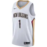 Men's New Orleans Pelicans Zion Williamson White 2019/2020 Swingman Jersey - Association Edition