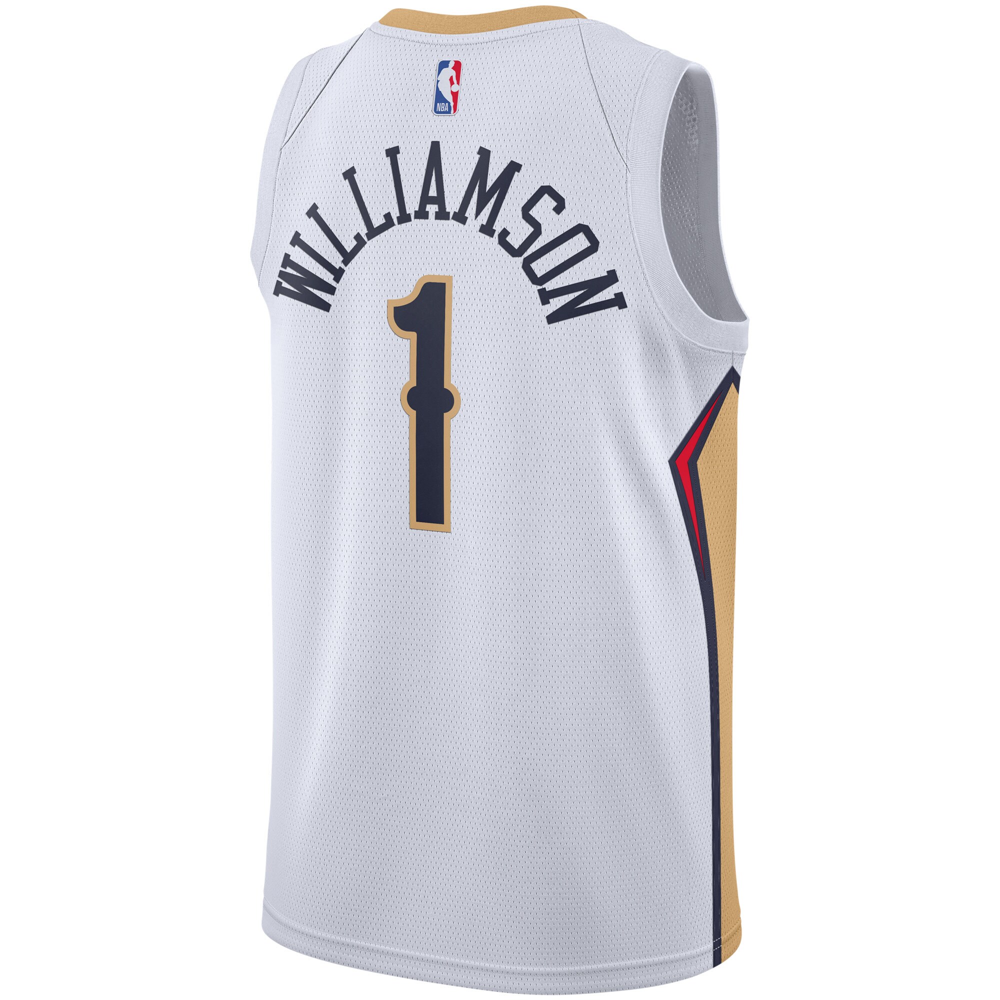 Men's New Orleans Pelicans Zion Williamson White 2019/2020 Swingman Jersey - Association Edition