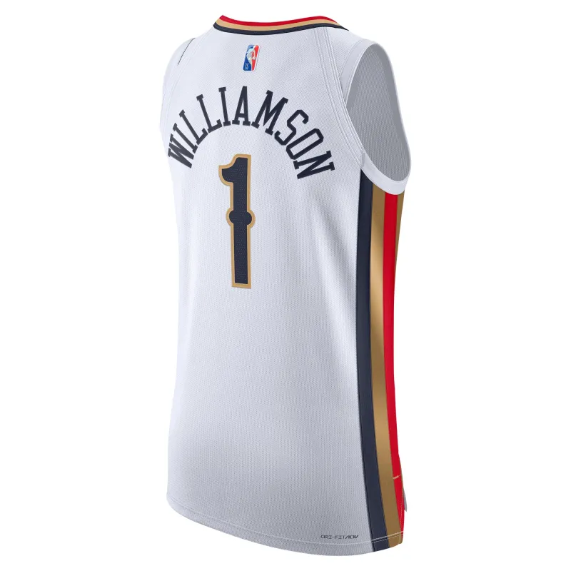 Men's New Orleans Pelicans Zion Williamson White 2021/22 Swingman Jersey - City Edition