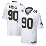 Men's New Orleans Saints Bryan Bresee White Game Jersey