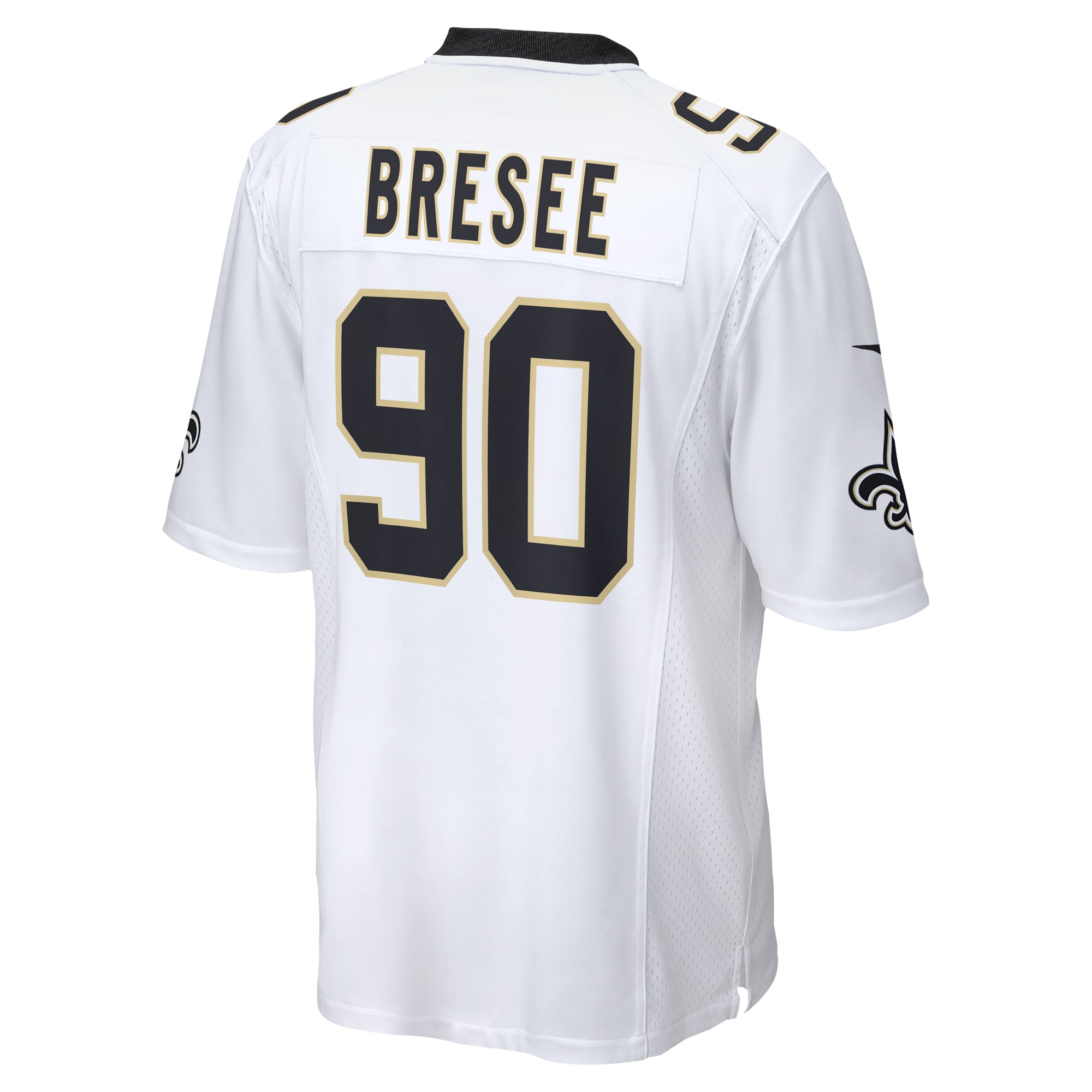 Men's New Orleans Saints Bryan Bresee White Game Jersey