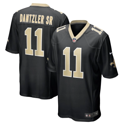 Men's New Orleans Saints Cameron Dantzler Sr Black Game Jersey 01