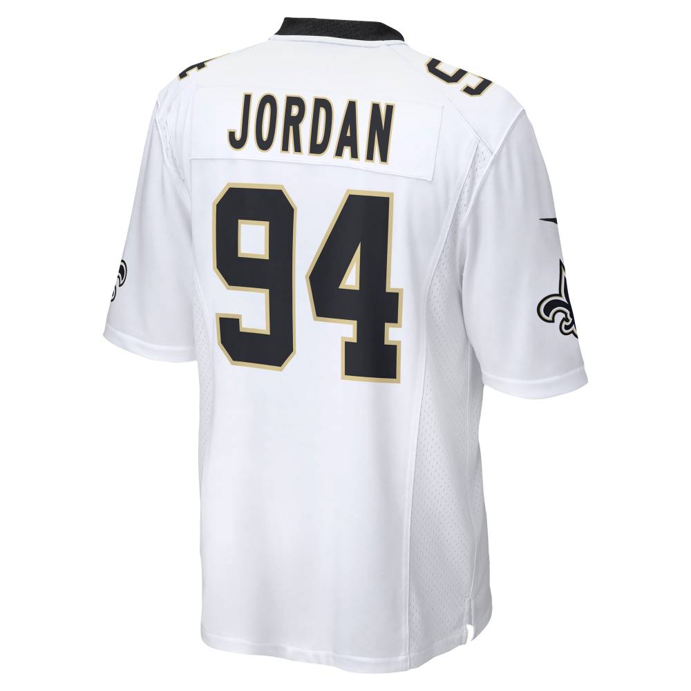 Men's New Orleans Saints Cameron Jordan White Game Jersey