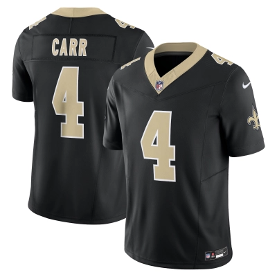 Men's New Orleans Saints Derek Carr Black Vapor F.U.S.E. Limited Jersey 01