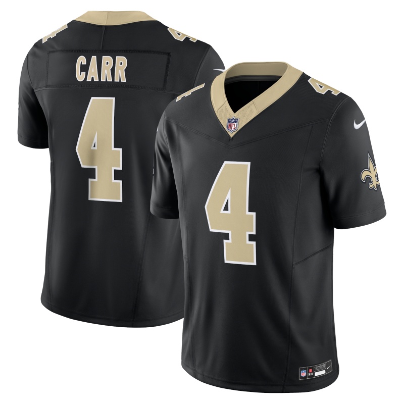 Men's New Orleans Saints Derek Carr Black Vapor F.U.S.E. Limited Jersey