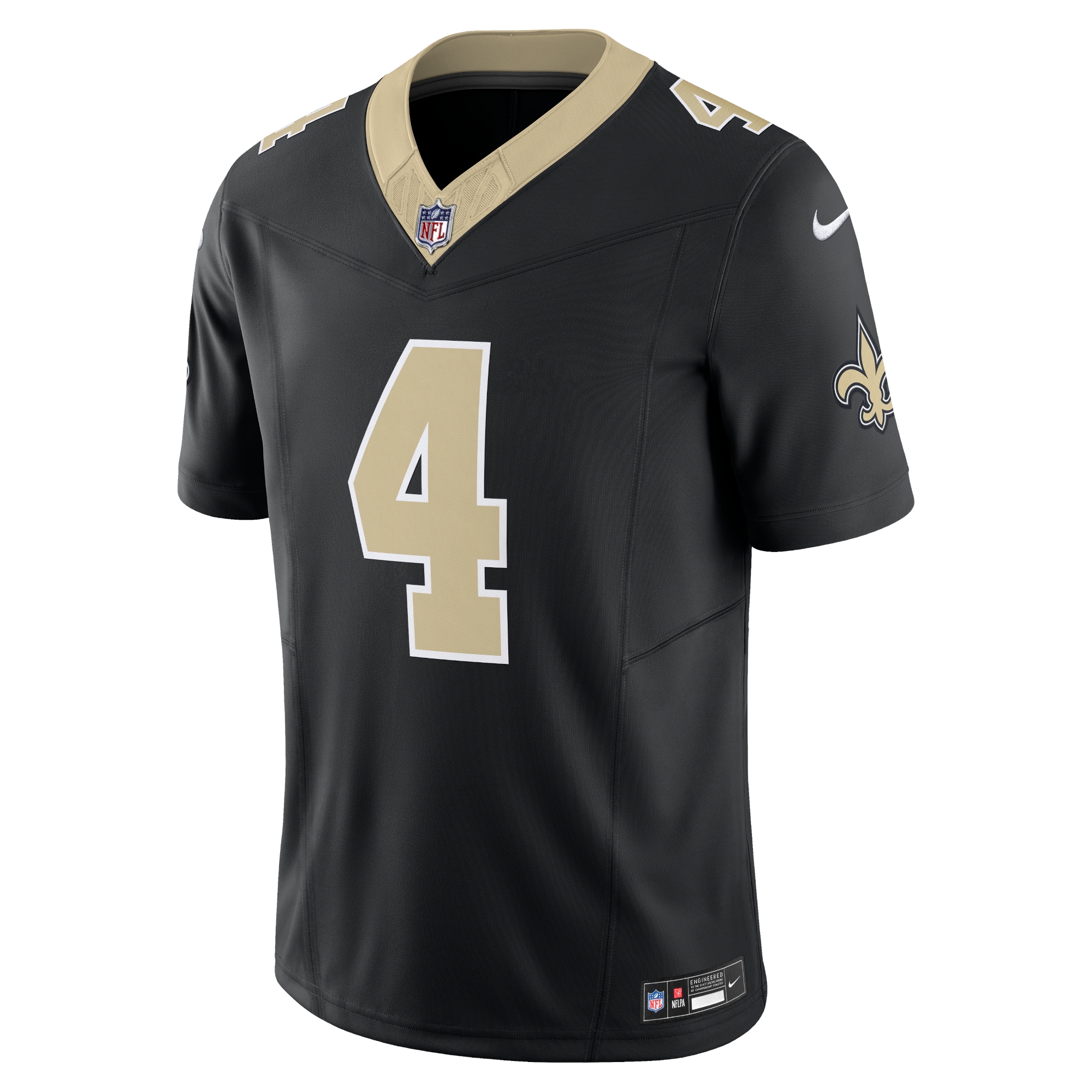 Men's New Orleans Saints Derek Carr Black Vapor F.U.S.E. Limited Jersey