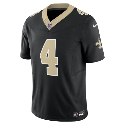 Men's New Orleans Saints Derek Carr Black Vapor F.U.S.E. Limited Jersey 02