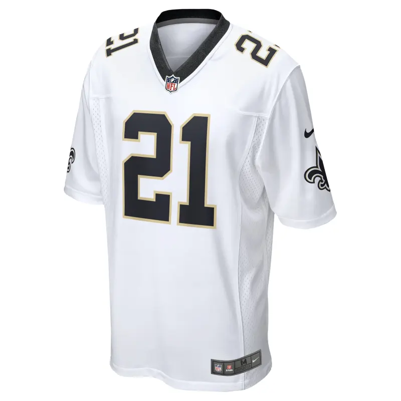Men's New Orleans Saints Jamaal Williams White Team Game Jersey