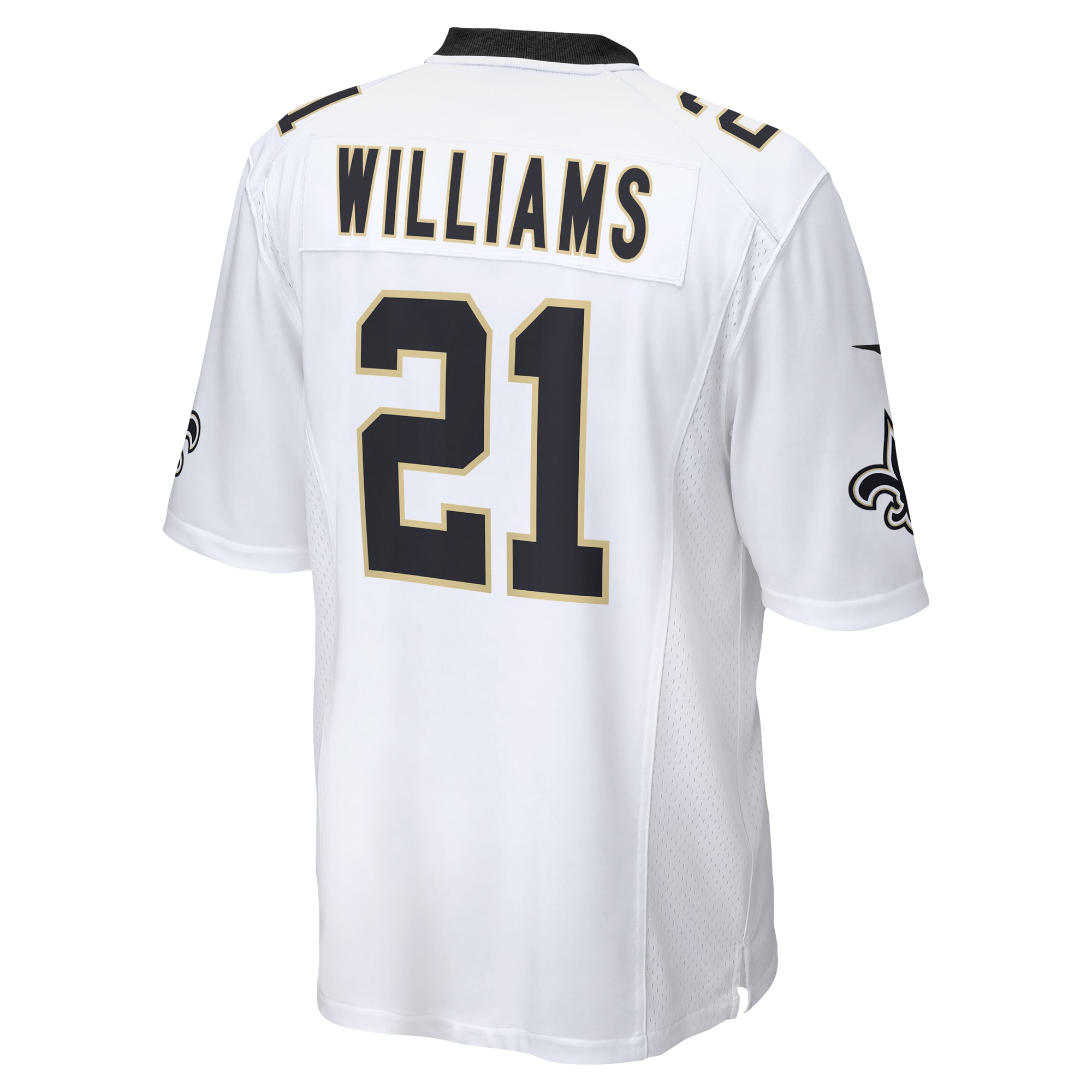 Men's New Orleans Saints Jamaal Williams White Team Game Jersey
