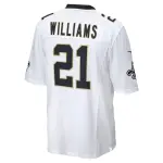 Men's New Orleans Saints Jamaal Williams White Team Game Jersey