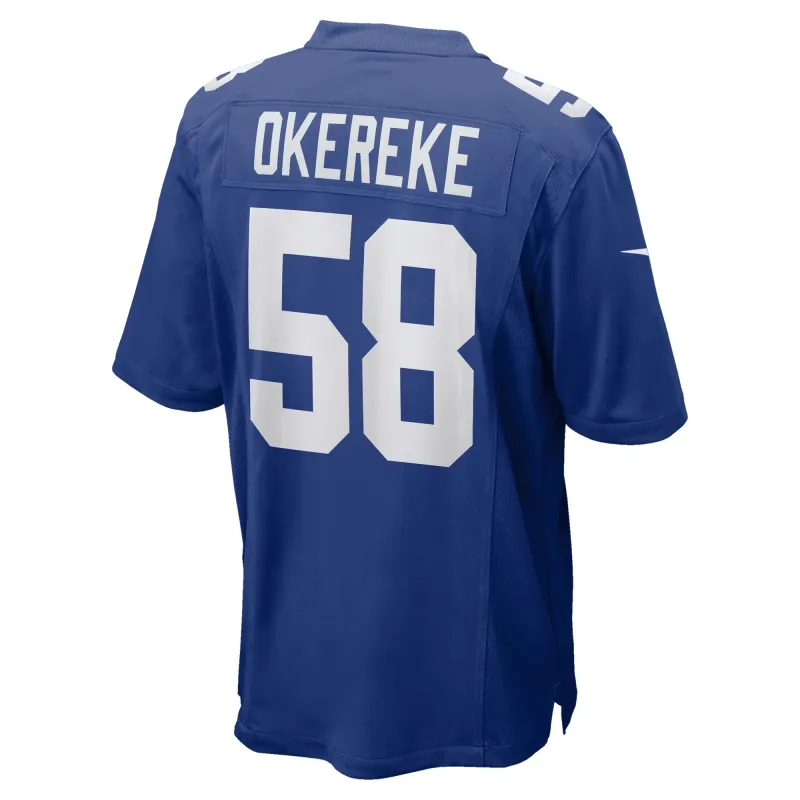 Men's New York Giants Bobby Okereke Royal Game Player Jersey