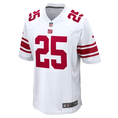 Men's New York Giants Deonte Banks  White Game Jersey 02