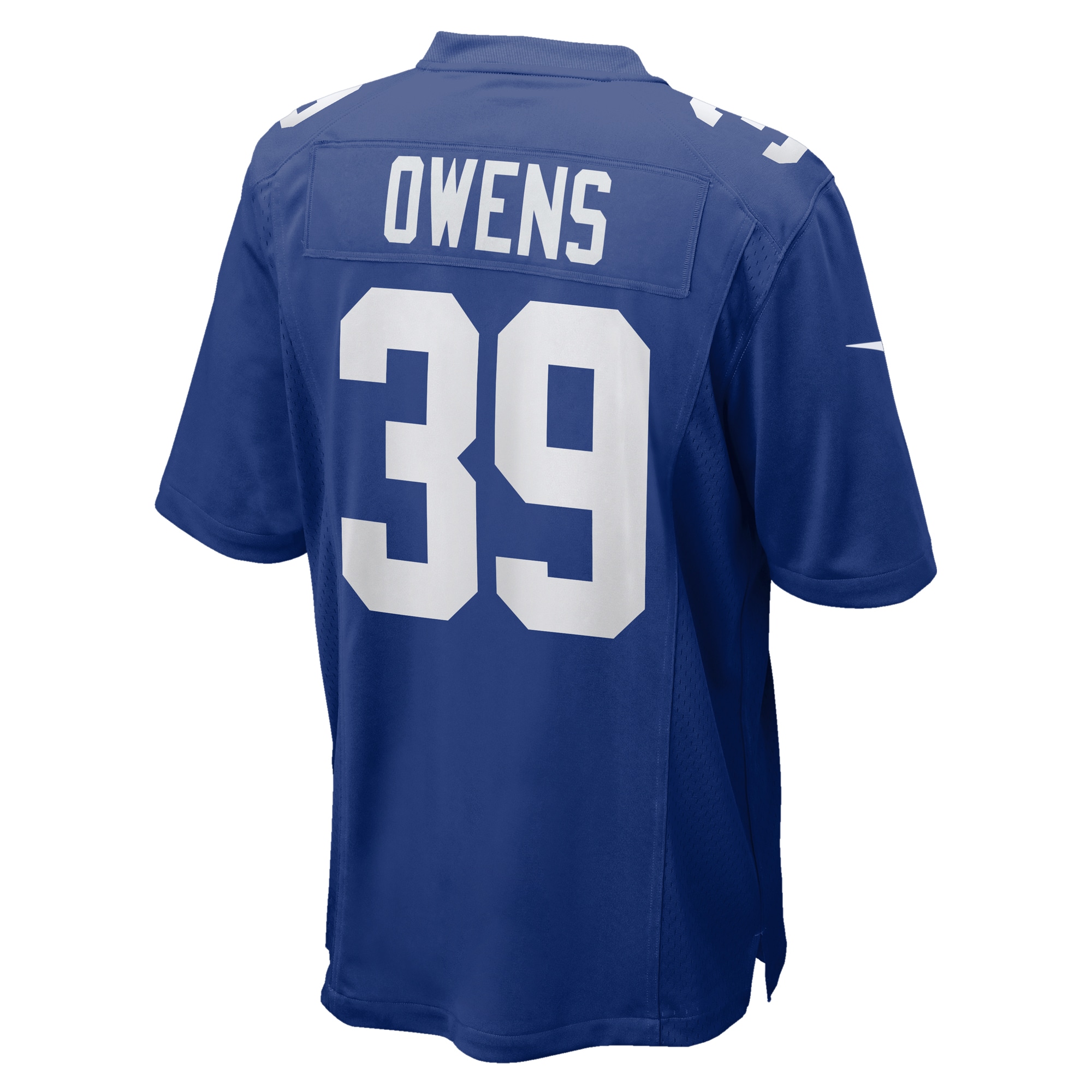 Men's New York Giants Gervarrius Owens  Royal Team Game Jersey