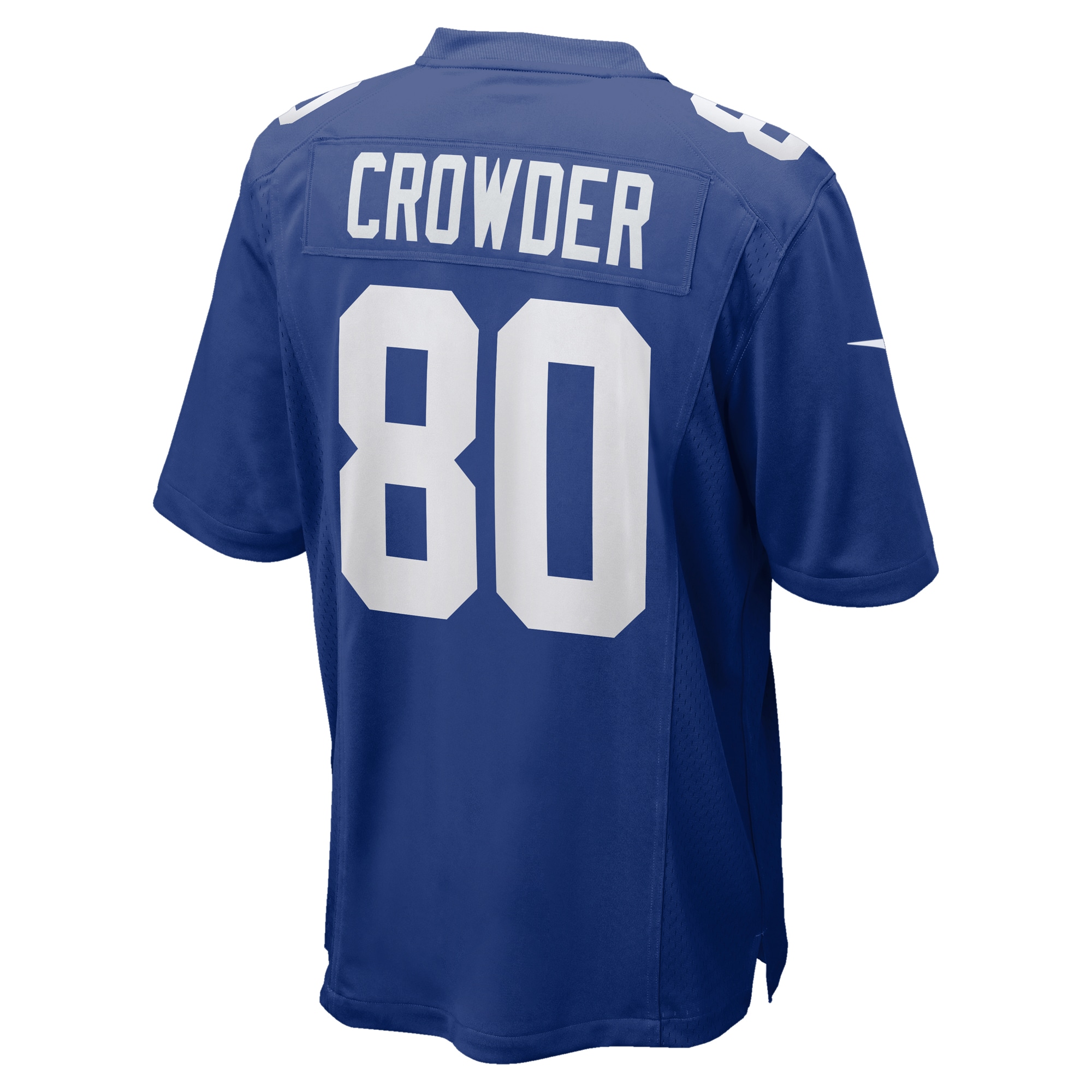 Men's New York Giants Jamison Crowder Royal Game Jersey