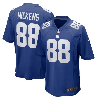 Men's New York Giants Jaydon Mickens Royal Team Game Jersey 01
