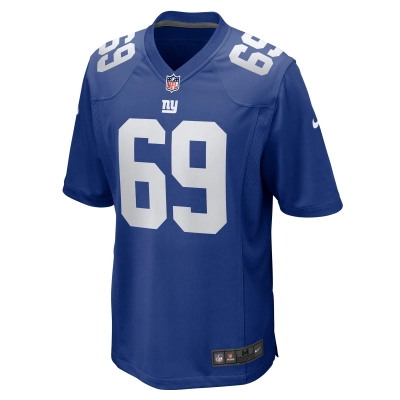 Men's New York Giants Jaylon Thomas  Royal Team Game Jersey 02