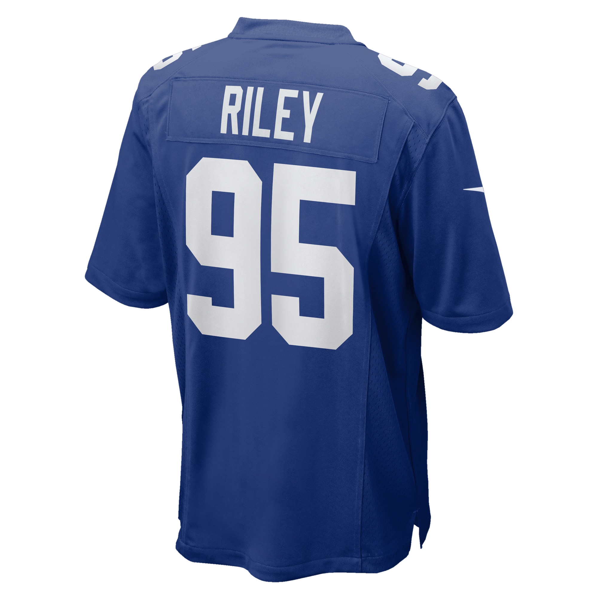 Men's New York Giants Jordon Riley  Royal Team Game Jersey