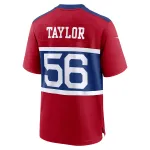 Men's New York Giants Lawrence Taylor Century Red Alternate Retired Player Game Jersey