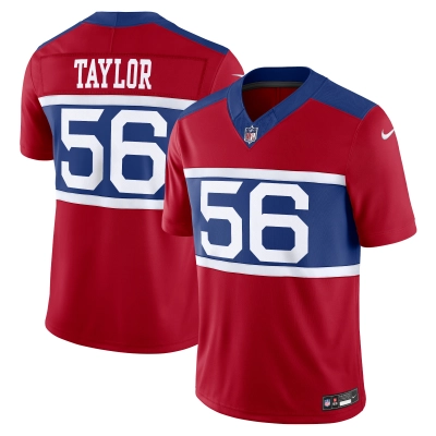 Men's New York Giants Lawrence Taylor Century Red Alternate Vapor F.U.S.E. Retired Player Limited Jersey 01