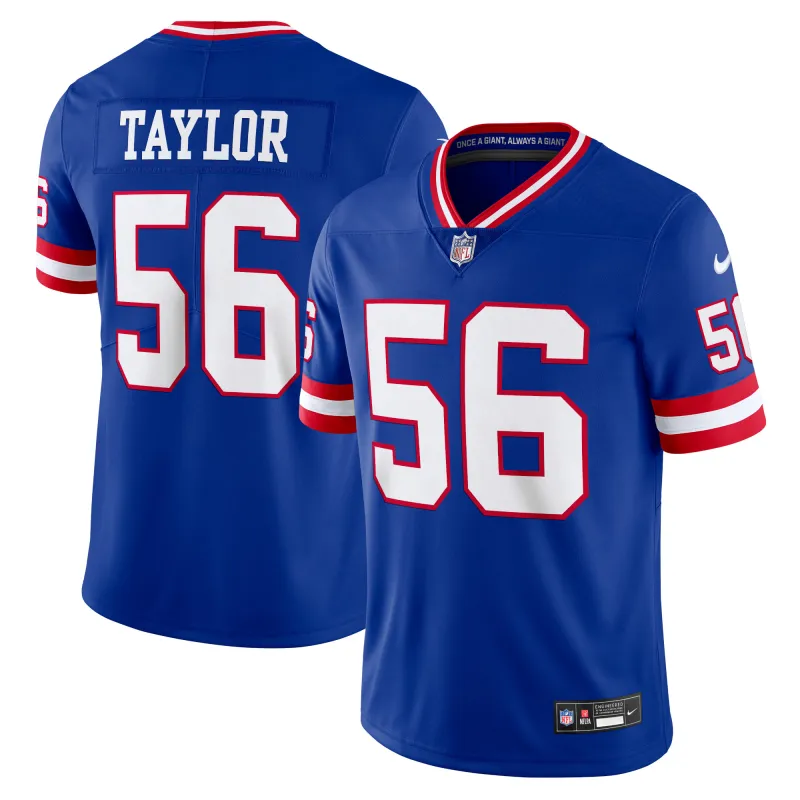 Men's New York Giants Lawrence Taylor Royal Alternate Vapor Untouchable Limited Jersey
